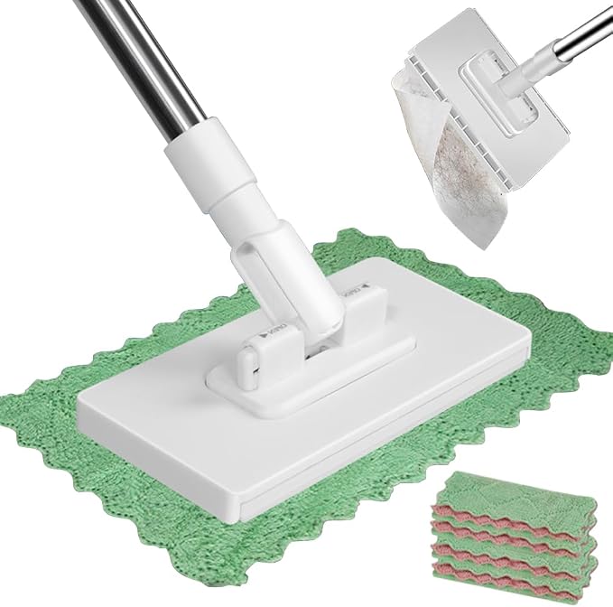 Disposable Dust Mop with 4 Reusable Cloths, mopa desechable para el polvo con 4 - Image 9