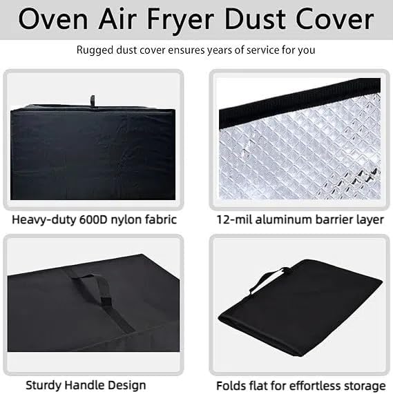 Heat-Resistant Dust Proof Waterproof Oven Cover Compatible with Breville BOV900BSS Smart Oven Air Fryer Pro 1:1 Fit for Farberware 1.1 CuFt Microwaves