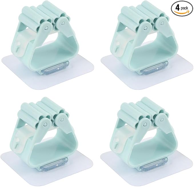 Broom And Mop Holder Clip 4 Pcs Mop Broom Wall Mounted Heavy Duty by Sdjdhej