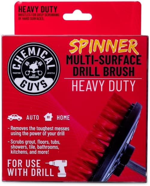 Chemical Guys ACC508 Heavy Duty Spinner Multi-Surface Drill Brush Attachment - Image 2