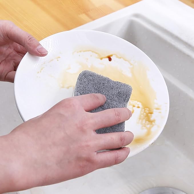 lasenersm 10 Pieces Dishwashing Sponge Kitchen Dishwashing Sponge Non Scratch - Image 4