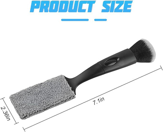 Car Double Head Brush, Portable Auto Dashboard Double Ended Dust Sweeping - Image 2