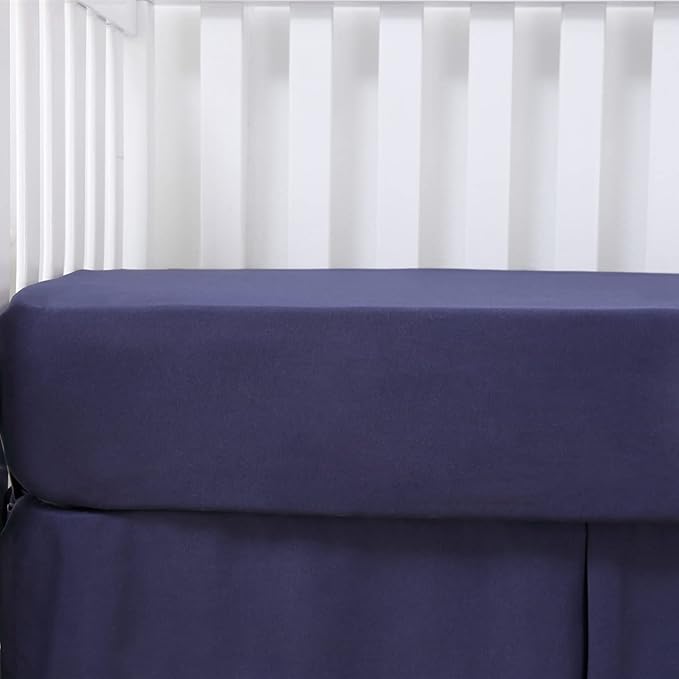 Belsden Pack of 3 Dinosaur Fitted Crib Sheet Set for Baby Boy, Universal Fits Standard Size Crib and Toddler Mattress 28" x 52", Soft Breathable and Machine Washable, Dino & Navy & Gray