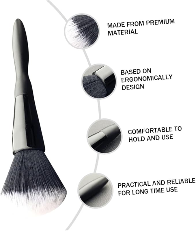 GANAZONO Car Interior Detailing Brush Soft Bristle Air Vent Cleaning Brush - Image 3