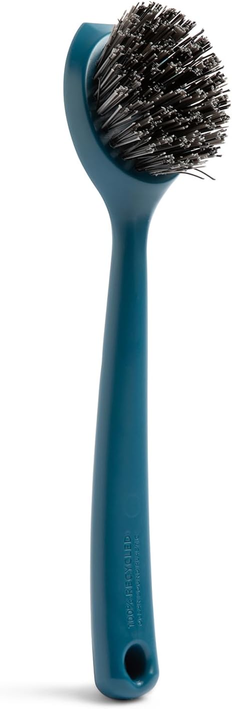 Full Circle Clean Ocean, Heavy Duty Dish Brush, Tough Bristles and Built-in by FULLCIRCLE