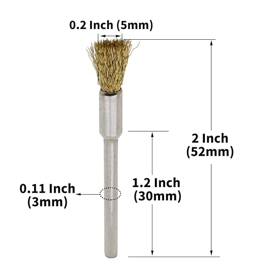 60-Piece Brass Wire Brush Set - Image 2