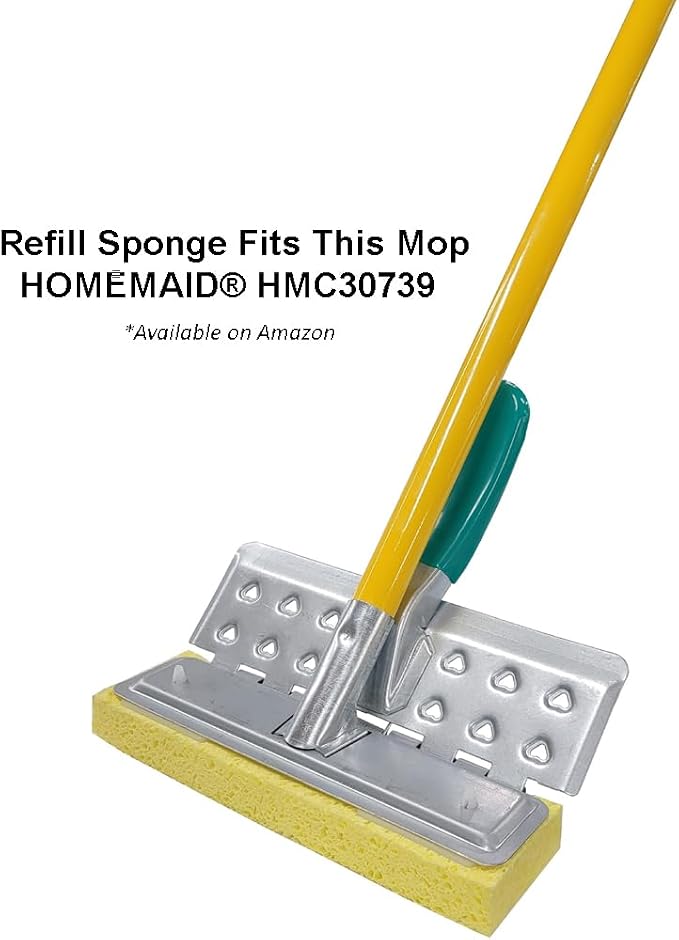 HOMEMAID® Cellulose Refill Sponge Metal Hinge Squeeze Mop - Image 4