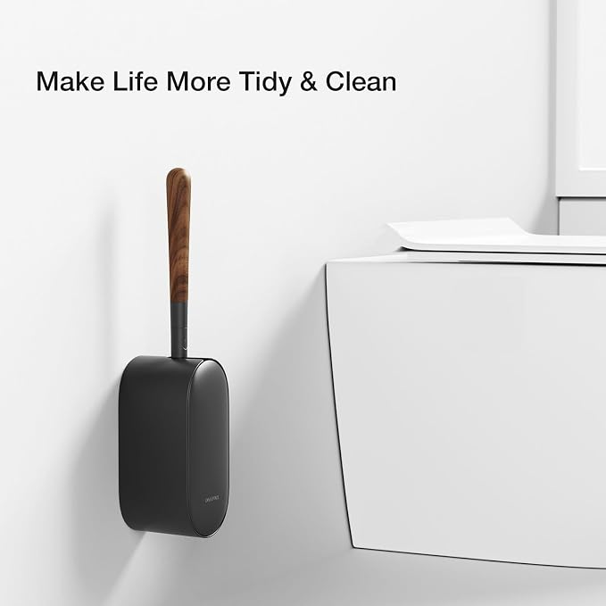 Toilet Cleaner Brush, Diveotree Toilet Brush and Holder - Image 8
