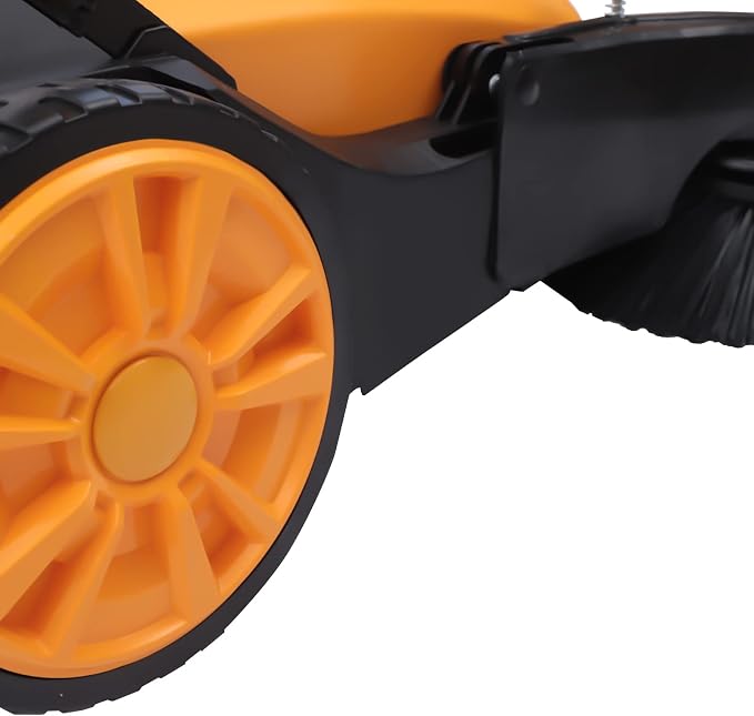 Walk-Behind Hand Push Floor Sweeper, 41” Commercial 55L Large Capacity Manual - Image 8
