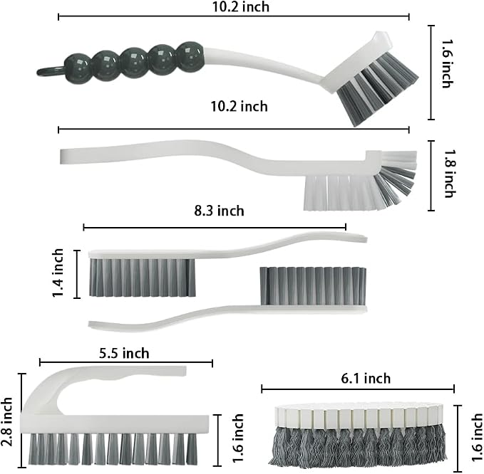 6 PCS Cleaning Brush, Scrub Brush Set - Image 3