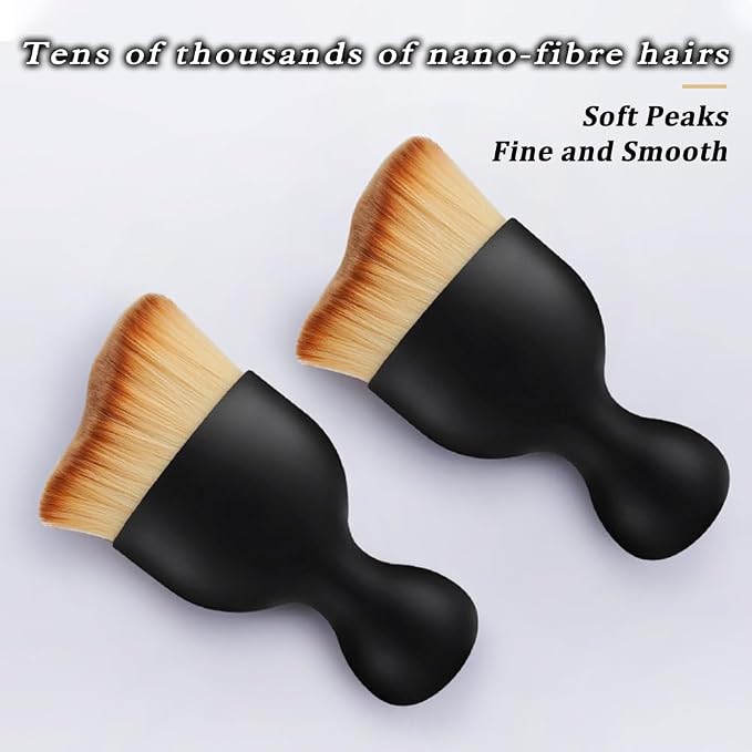 2 Pcs Car Detailing Brush, Car Wash Brush, Car Interior Cleaning Brush Ideal - Image 4