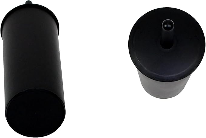 Casaphoria Compact Freestanding Plastic Toilet Bowl Brush and Holder - Image 6