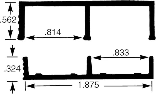 Outwater Industries' Aluminum Sliding Door Track - Image 2