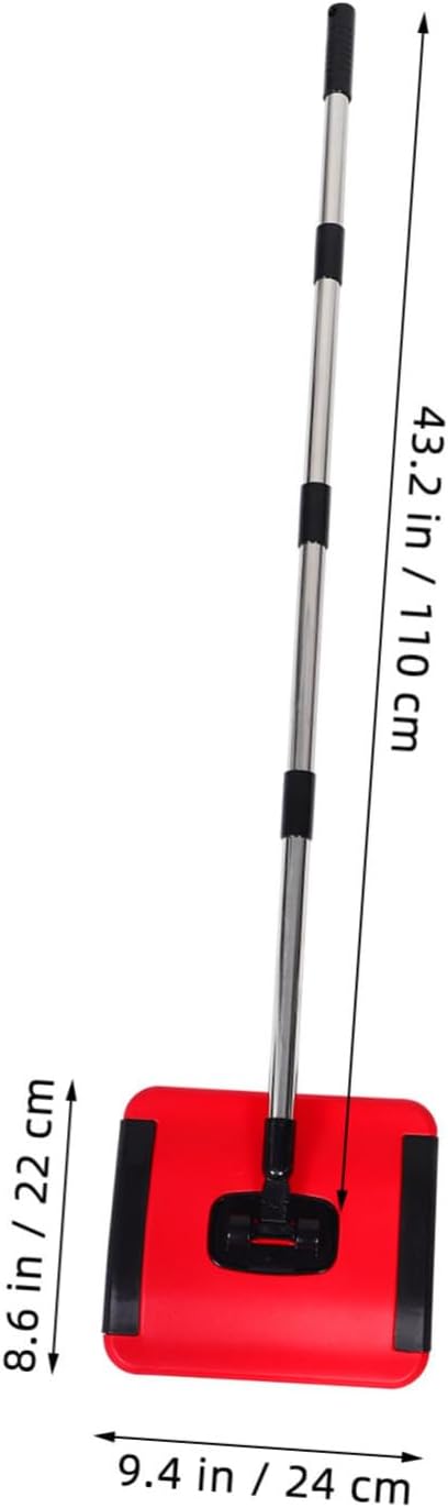 Zerodeko Hand Push Carpet Sweeper Rug Broom Carpet Cleaning Brushes Portable - Image 2