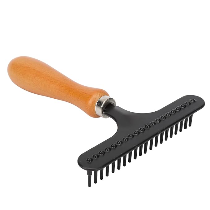 Carpet Rake, Portable Stainless Steel Handheld Carpet Rake Cleaning Grooming - Image 4