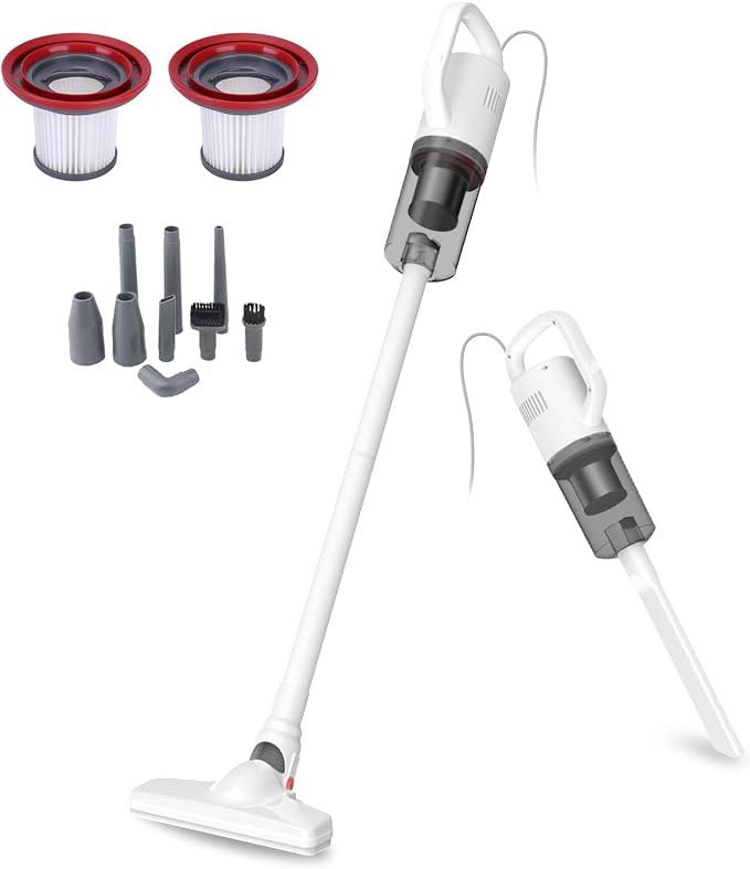Stick Vacuum Cleaner, Corded Handheld Vacuum Cleaner Mini Electric Broom by Makethehomemorebeautiful