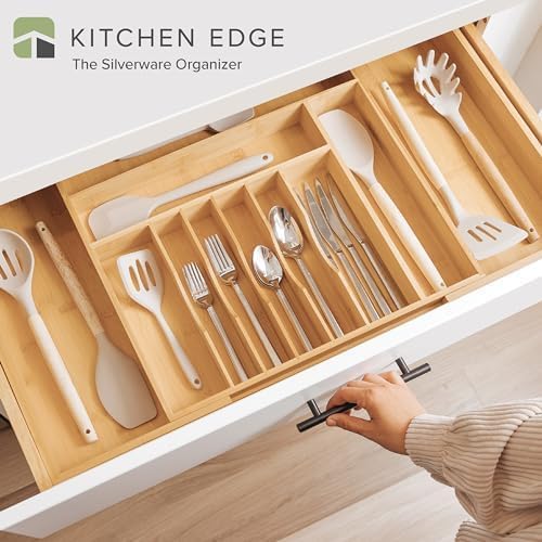 KitchenEdge Premium Silverware, Flatware and Utensil Organizer - Image 5