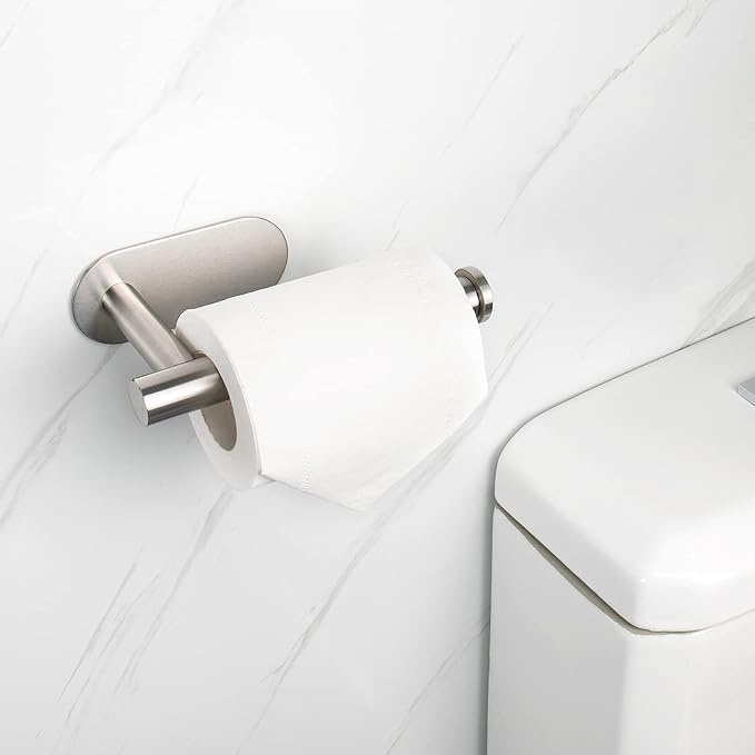 NearMoon Toilet Paper Holder Self Adhesive, Premium Thicken SUS304 Stainless - Image 7