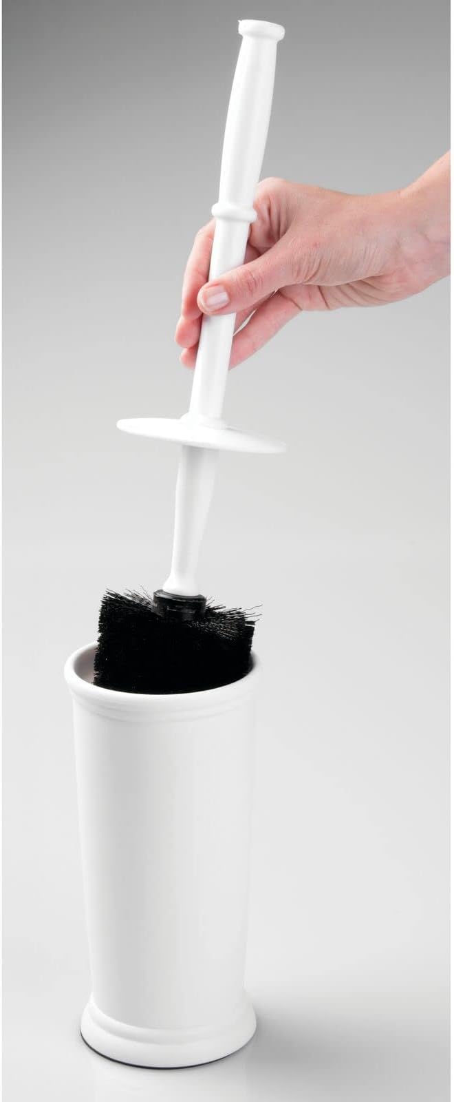 mDesign Toilet Bowl Brush and Holder - Image 5