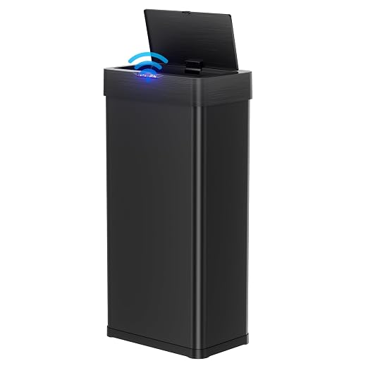 TLSUNNY 18.5 Gallon Motion Sensor Trash Can, Touchless Automatic Garbage Can by TLSUNNY