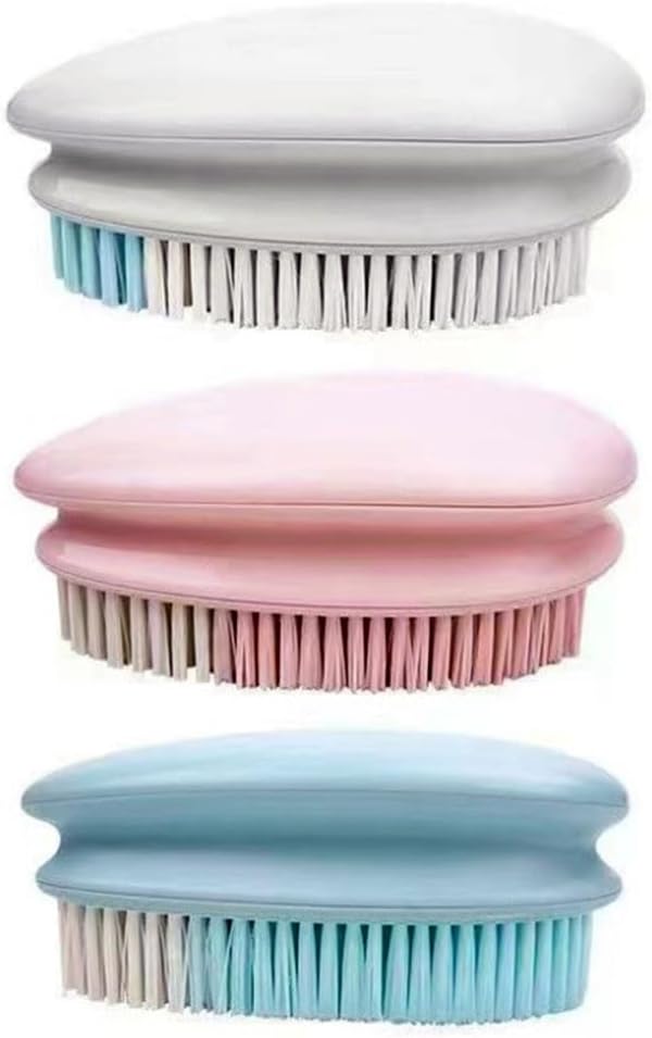 3 Pack Scrub Brushes, Laundry Stain Brush, Household Cleaning Washing Brush - Image 3