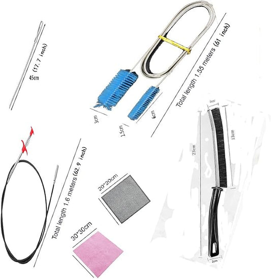 22pcs Crevice Cleaning Brushes Set, Drain Snake, Pipe Cleaners, Straw Brush - Image 2