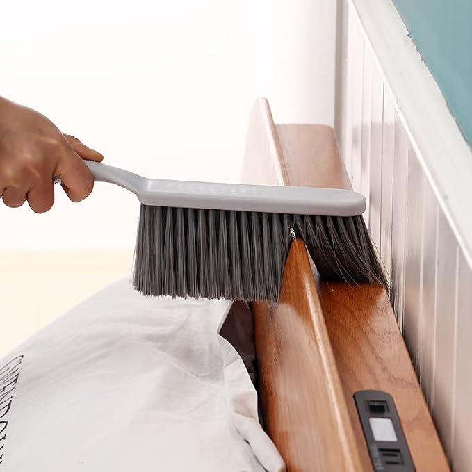 Dusting Brush, Medium Handheld Broom, Cleaning Heavier Litter - Image 2