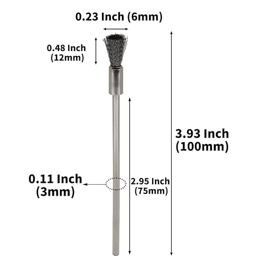 20PCS Wire Brushes with Extended Handle - Image 4