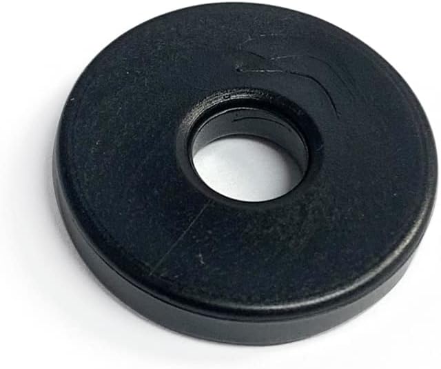 Homacer Sliding Barn Door Hardware Black Plastic 3/16in Washer Set of 3 by HOMACER