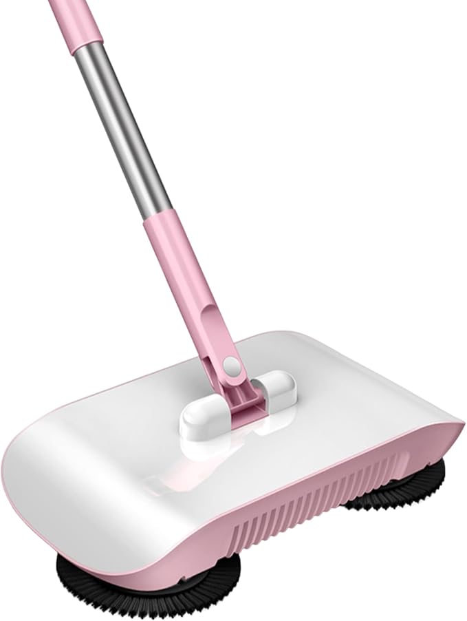 Carpet Sweeper Manual Manual Vacuum Sweeper 2 in 1 Hand Push 180 Degree by Unknown