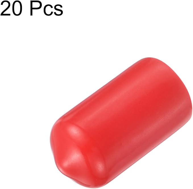 uxcell 20pcs Rubber End Caps 10.5mm ID Vinyl Round Tube Bolt Cap Cover Thread - Image 2