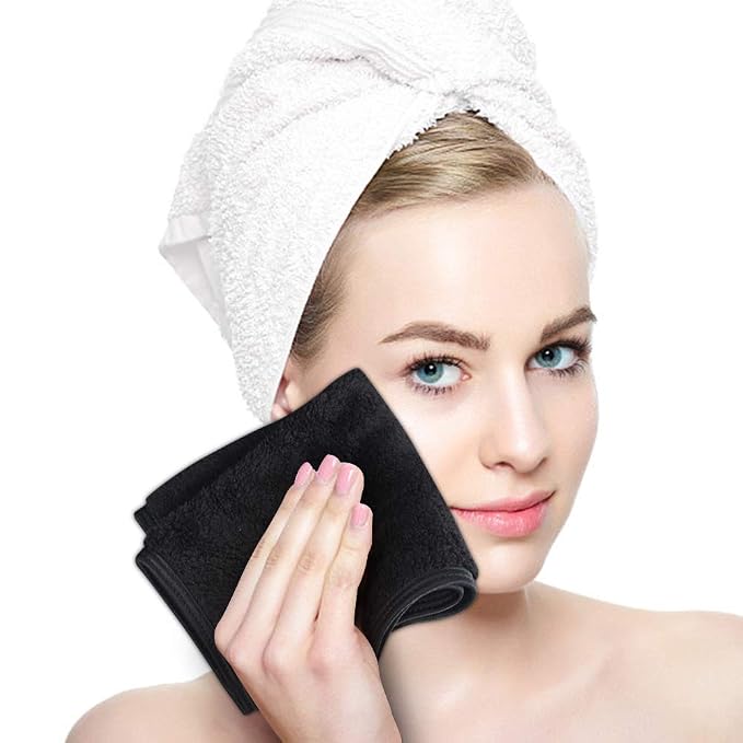 SINLAND Absorbent Coral Velvet Washcloth Ultra Soft Microfiber Face Towels 12 x - Image 8