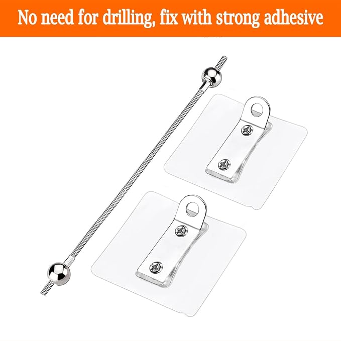 Furniture Anchors 2 Pairs No Drill Heavy Duty Anchors Fridge Lock Adjustable - Image 3