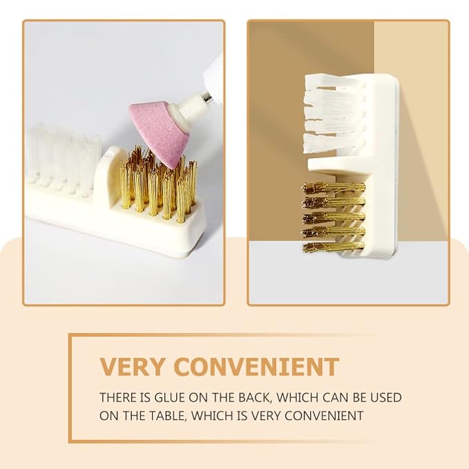 minkissy Cleaning Brushes for Drill 4pcs Drill Brush Copper Wire Bristles Nail - Image 4