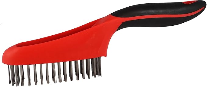 Red Devil 4162 Soft Grip Stainless Steel Wire Brush - Image 2
