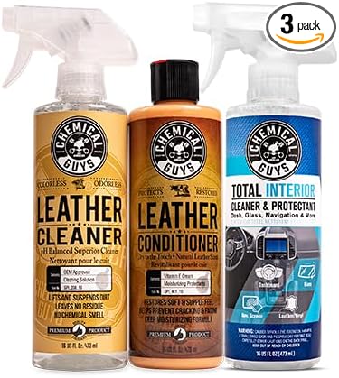 Chemical Guys SPI1091601 Leather Cleaner and Conditioner Leather & Interior by ChemicalGuys