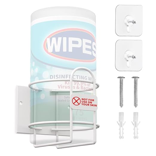 Wipes Holder, Wall Bracket for Cleaning Wipes by GOSTLE