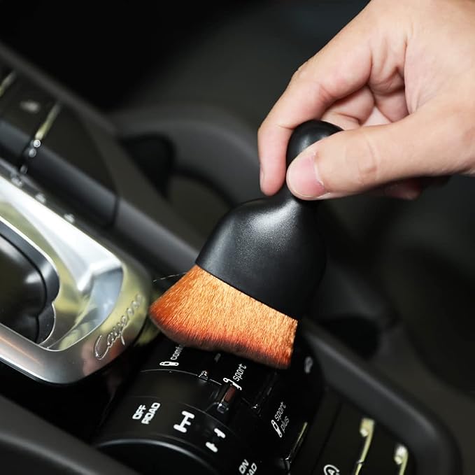 Car Interior Detailing Brush, Soft Bristle Cleaning Brush Car Detailing Brush - Image 2