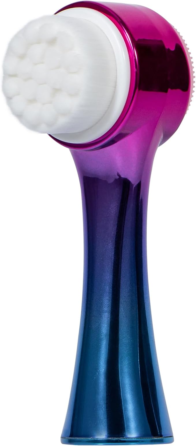 Face Brush 2 in 1, Silicone Facial Cleansing Exfoliating Brush Soft Bristles by BEOMEEN