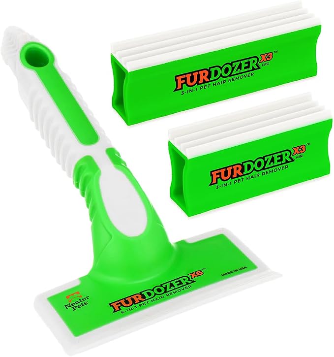 FurDozer Pet Hair Remover & Auto Detailing Tools by NeaterPetBrands