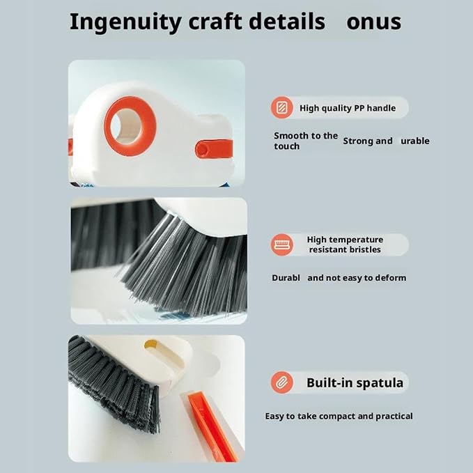 2 in 1 Groove Cleaning Brush, Window Track Cleaning Tools, Crevice Brush - Image 8