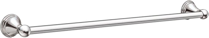 Moen DN8418CH Preston Collection 18-Inch Single Bar Bathroom Towel Bar - Image 2