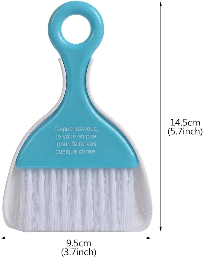 2 Pcs Mini Dustpan Set Brush for Table Whisk Brooms Small Dustpan Broom Set - Image 2