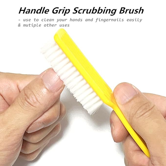 6Pcs Nail Brush for Cleaning Fingernails, Handle Grip Cleaning Brush for Nail - Image 3
