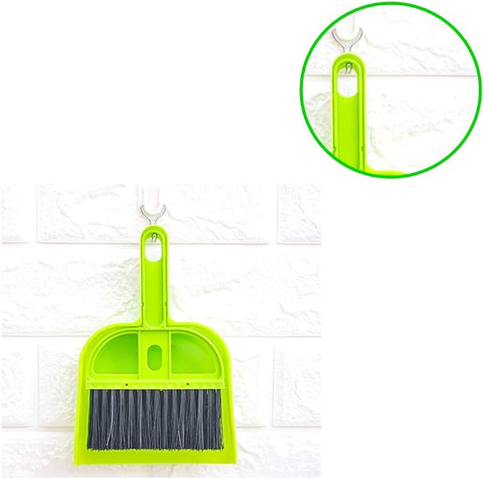 Mini Dustpan and Broom Set 1 Pcs Dustpan Brush Set Portable Plastic Brush Set - Image 5