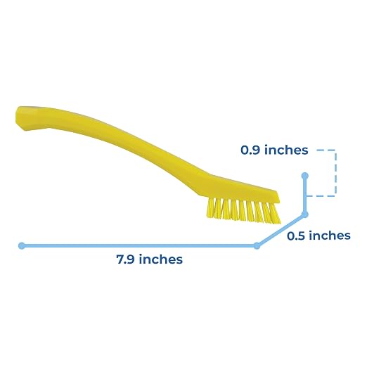 Vikan - 44016 Detail Brush, Slip-Resistant Cleaning Tool, Extra Stiff - Image 3