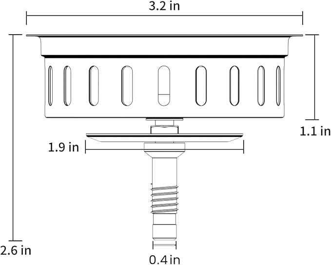 KONE Kitchen Sink Stopper Strainer Replacement - Image 2