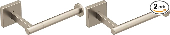 Moen Triva Brushed Nickel Single-Post Toilet Paper Holder by Moen