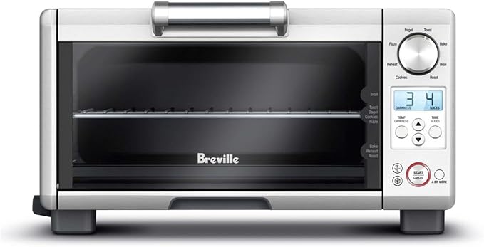 Breville BOV450XL Mini Smart Countertop Oven and Toaster Oven, Brushed by Breville