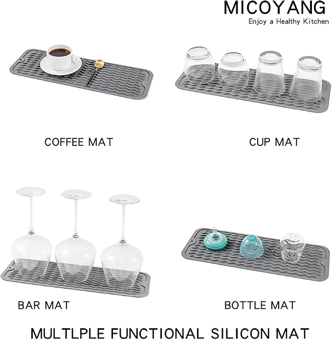 Silicone Dish Drying Mat for Multiple Usage, Easy clean, Eco-friendly, - Image 4